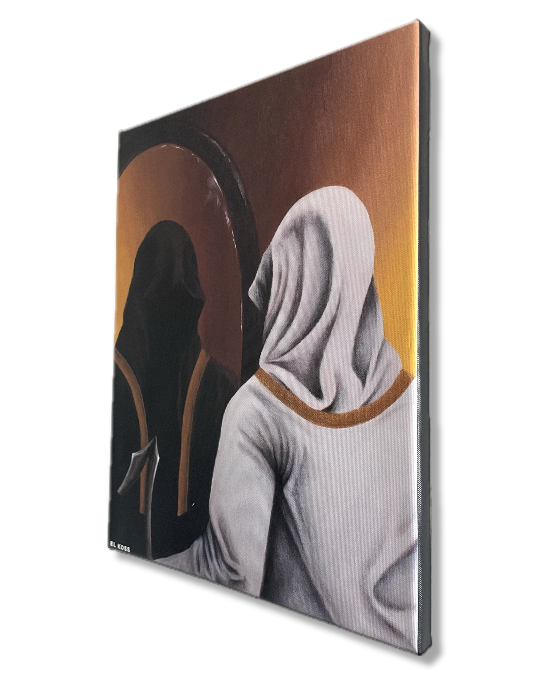 Face à son nafs - Réplique sur toile