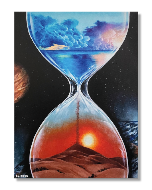 Dunyâ, Tout est éphémère - Réplique sur toile