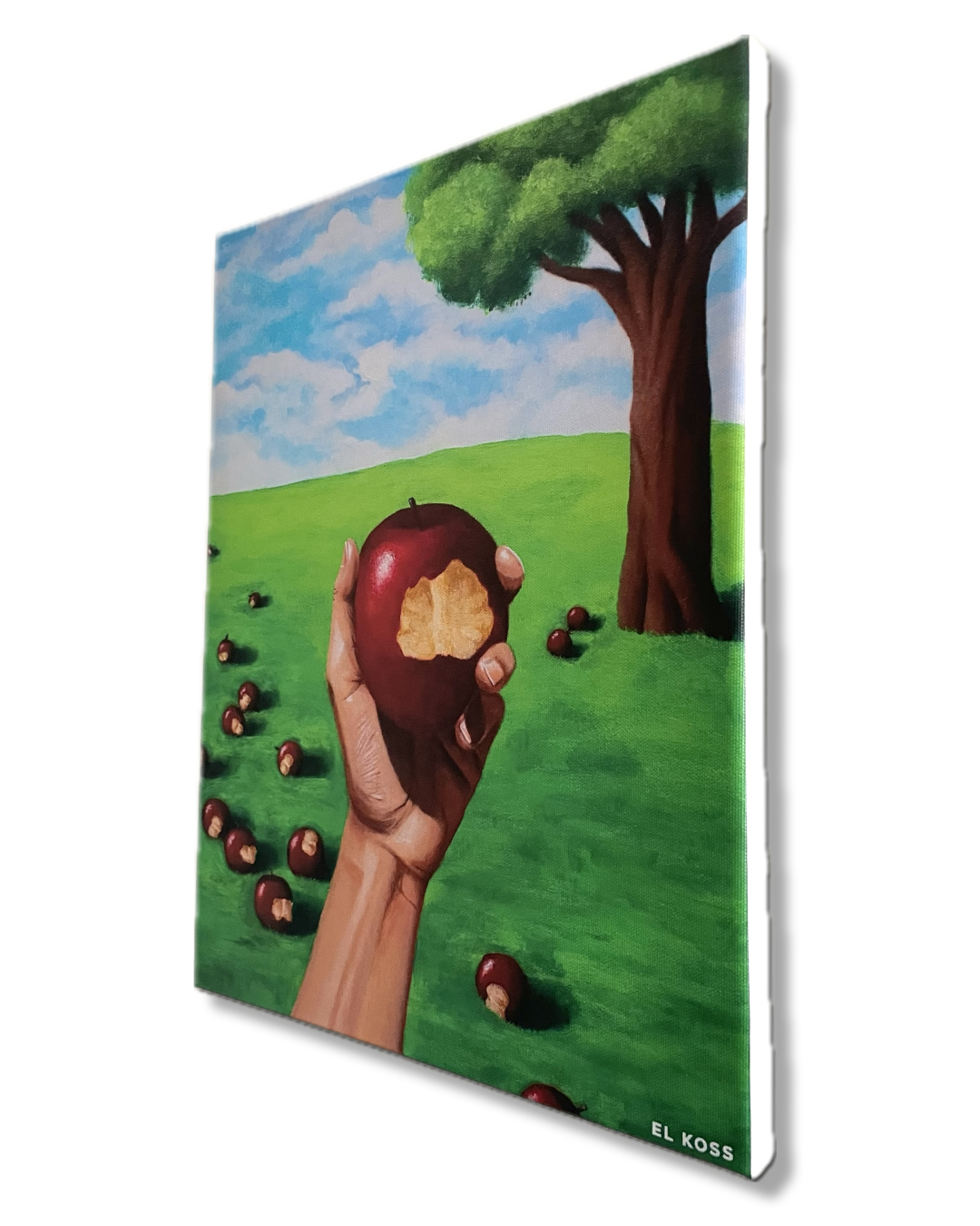 La Faiblesse humaine - Réplique sur toile